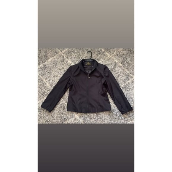 Jackets & Blazers - Vtg Fendi fancy black lightweight jacket